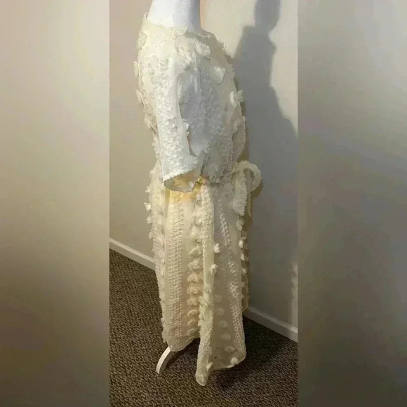 Baltic Born Darbi Floral Midi Dress Cream Size XL - Picture 6 of 7